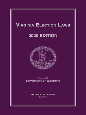 cover image of Virginia Election Laws